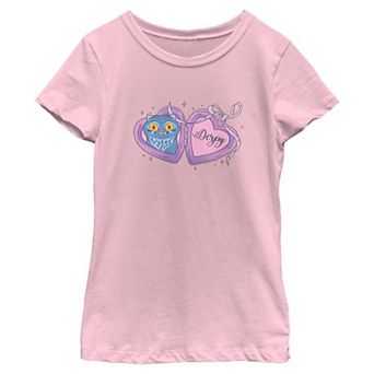 Girls 6-16 K-Pop Demon Hunters Derpy Heart Locket Graphic Tee