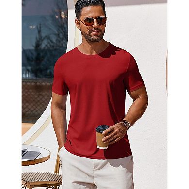 COOFANDY Men' T Shirt Short Sleeve Crew Neck T-Shirt Casual Summer Classic Basic Tee Shirts