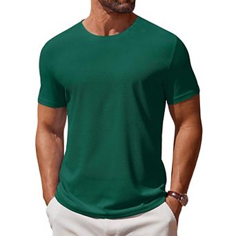 COOFANDY Men' T Shirt Short Sleeve Crew Neck T-Shirt Casual Summer Classic Basic Tee Shirts
