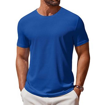 COOFANDY Men' T Shirt Short Sleeve Crew Neck T-Shirt Casual Summer Classic Basic Tee Shirts