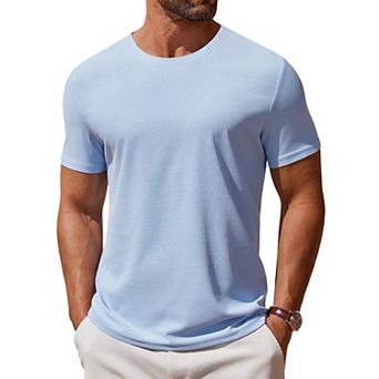 COOFANDY Men' T Shirt Short Sleeve Crew Neck T-Shirt Casual Summer Classic Basic Tee Shirts