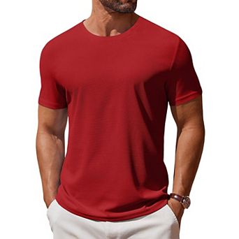 COOFANDY Men' T Shirt Short Sleeve Crew Neck T-Shirt Casual Summer Classic Basic Tee Shirts