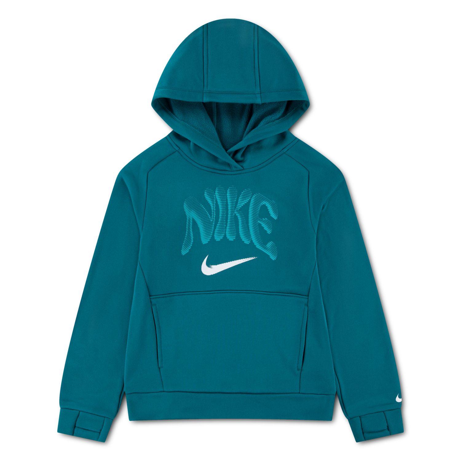Худи Nike Therma-FIT Art Pullover для мальчиков, цвет: Яркий еловый — фото 1