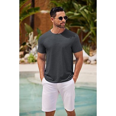 COOFANDY Men' Crew Neck T-Shirts Short Sleeve Casual Summer Basic Tee Shirt