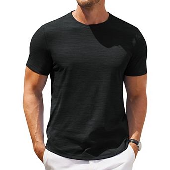COOFANDY Men' Crew Neck T-Shirts Short Sleeve Casual Summer Basic Tee Shirt