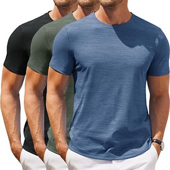 COOFANDY Men' Crew Neck T-Shirts Short Sleeve Casual Summer Basic Tee Shirt