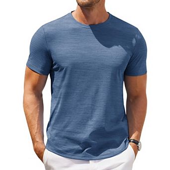 COOFANDY Men' Crew Neck T-Shirts Short Sleeve Casual Summer Basic Tee Shirt