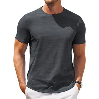 COOFANDY Men' Crew Neck T-Shirts Short Sleeve Casual Summer Basic Tee Shirt