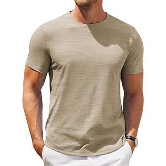 COOFANDY Men' Crew Neck T-Shirts Short Sleeve Casual Summer Basic Tee Shirt