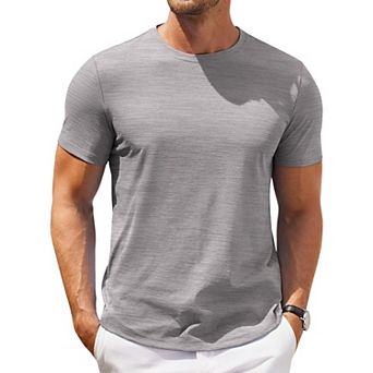 COOFANDY Men' Crew Neck T-Shirts Short Sleeve Casual Summer Basic Tee Shirt
