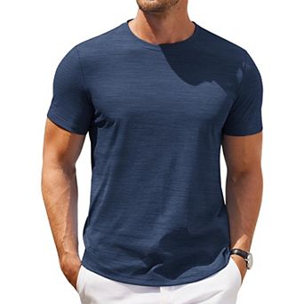 COOFANDY Men' Crew Neck T-Shirts Short Sleeve Casual Summer Basic Tee Shirt