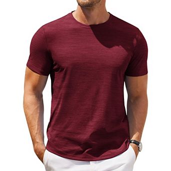 COOFANDY Men' Crew Neck T-Shirts Short Sleeve Casual Summer Basic Tee Shirt