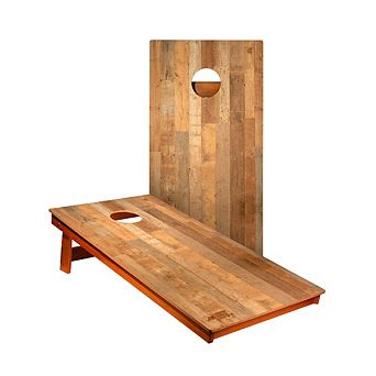 2'x4' Cornhole Board Set with Carry Case & LED Lights - Also Includes (8) Resin Filled Bags