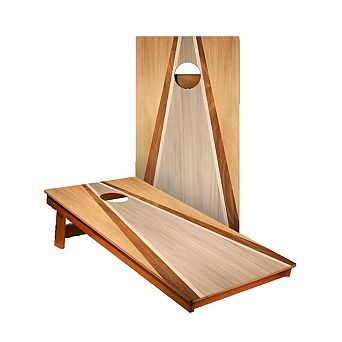 2'x4' Cornhole Board Set with Carry Case & LED Lights - Also Includes (8) Resin Filled Bags