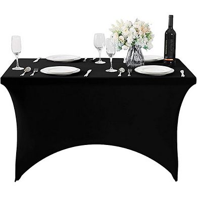 Fitted Stretch Tablecloth, Universal Cover for Events & Parties