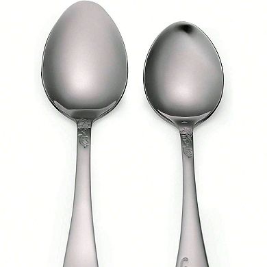 40pc Stainless Steel Flatware Set Mirror Finish Dishwasher Safe