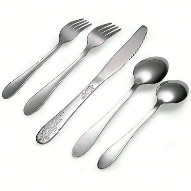40pc Stainless Steel Flatware Set Mirror Finish Dishwasher Safe