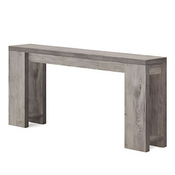Extra Long Sofa Table, Rustic Farmhouse Entryway Console Table for Living Room or Foyer
