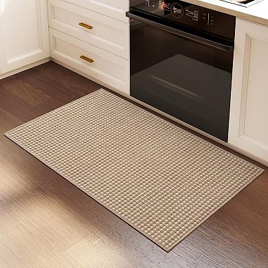 2x3 Woven Beginner Rug Non-Slip Washable Indoor Door Mat