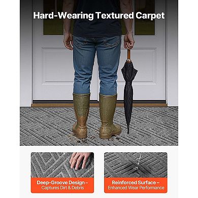 Front Door Mat, Entryway Floor Mat for Indoor Outdoor Use