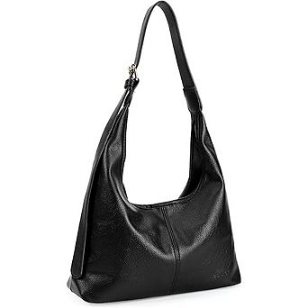 Women’s Soft Leather Hobo Shoulder Bag Tote Handbag
