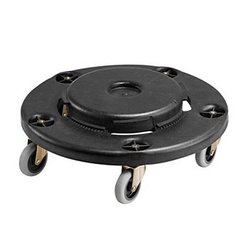 Trash Can Dolly for with Twist-Lock and Smooth Swivel Casters