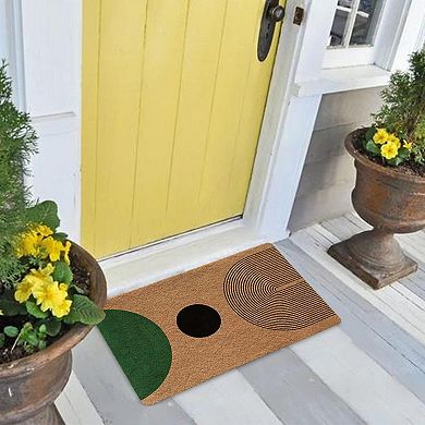 Medieval Modern Bohemian Style Welcome Doormat Indoor Outdoor 17x30