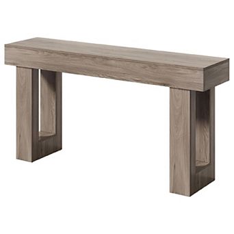 Farmhouse Sofa Table, Narrow Entryway Console Table, Straight Leg Design