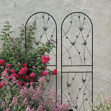 Backyard Garden Trellis 4-Piece for Screens Corners and Plant Support