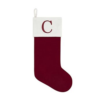 St. Nicholas Square® Monogram Christmas Stocking