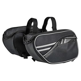 Motorcycle Saddlebag Expandable Side Bags with Waterproof Cover
