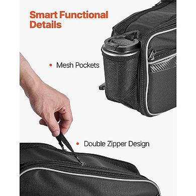 Motorcycle Saddlebag Expandable Side Bags with Waterproof Cover