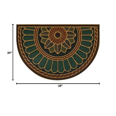 Swirl Rust Outdoor Door Mat 2'x3' All Weather Porch Garage