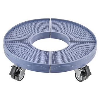 Trash Bin and Outdoor Item Dolly Adjustable with Smooth Movement