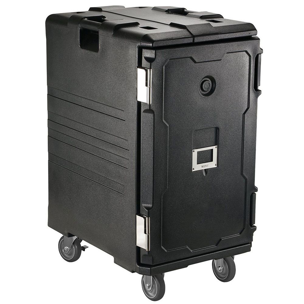 Front-Load Food Carrier Box with Handles and Wheels