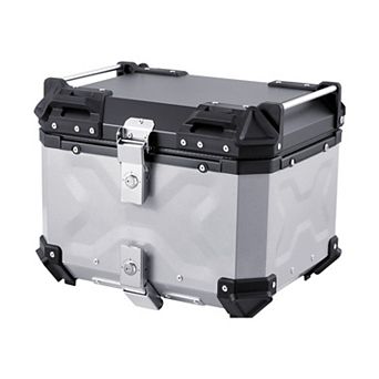 Motorcycle Top Case Weatherproof Rear Trunk Fits Helmets and Gear