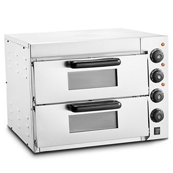 Indoor Electric Pizza Oven for Pizza and Baking, Manual Controls