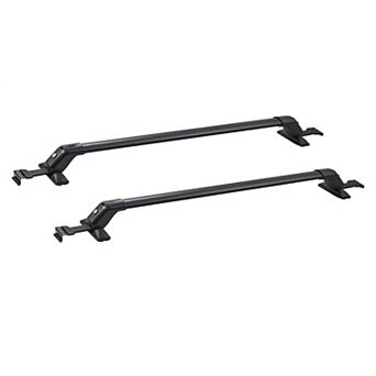 Set of 2 Aluminum Roof Rack Crossbars with Anti-Theft Lock
