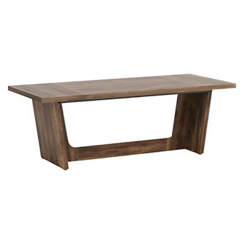 Executive Desk with Wide Wood Top, Computer Desk for Home Office