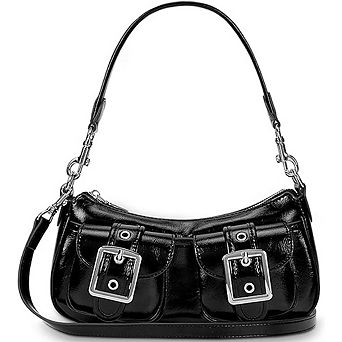 Women's Y2K Leather Hobo Tote Trendy Crossbody Handbag