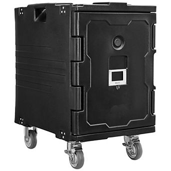 Front-Load Insulated Food Carrier Hot and Cold Storage with Wheels