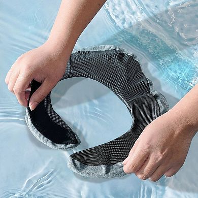 Memory Foam Travel Pillow for Neck Support with Eye Mask and Earplugs