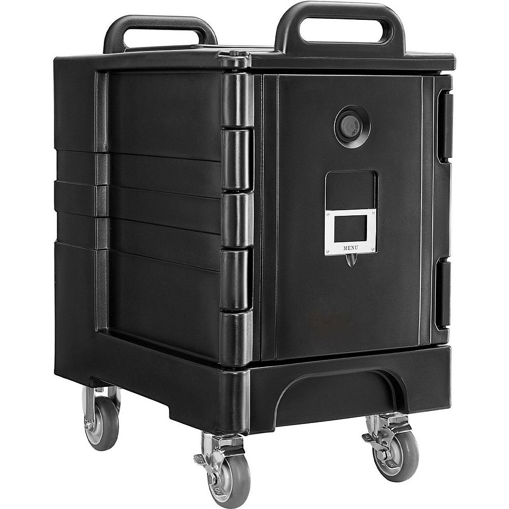 Food Transport Carrier Box 81QT Hot & Cold Meals with Handles and Wheels