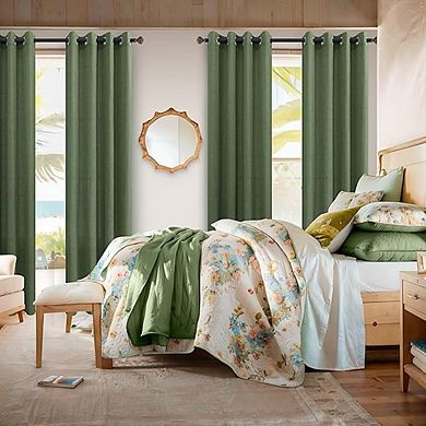 Semi-Sheer Linen-Cotton Curtains for Living Room and Bedroom Decor