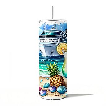 Cruise Trip 20oz Tumbler With Lid and Stainless Steel Straw