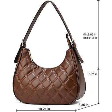 Women’s Small Crescent Shoulder Bag Retro Hobo Clutch Crossbody Purse