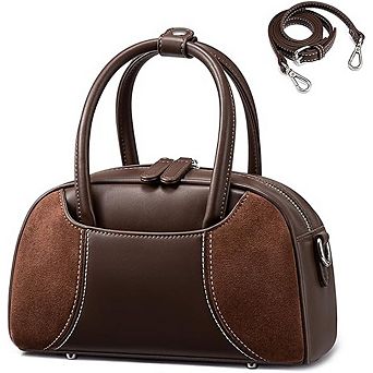 Women's Small Shoulder Bag Vintage Mini Hobo Clutch with Detachable Strap