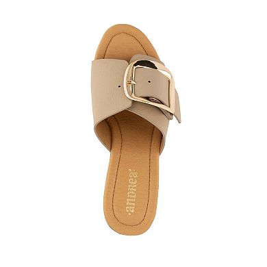 Andrea Women's Slip on Heeled Sandals 95922-3907184
