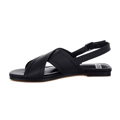 Rag & Co Jamon Women's Slingback Flat Sandals