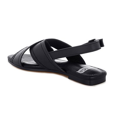 Rag & Co Jamon Women's Slingback Flat Sandals